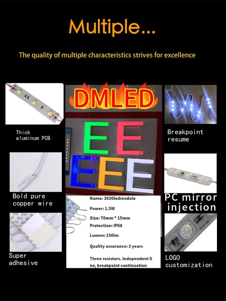 High Quality IP68 Waterproof Backlight LED Module