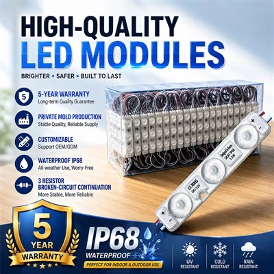 7415 IP68 DC12V MINI 3 ماژول LED